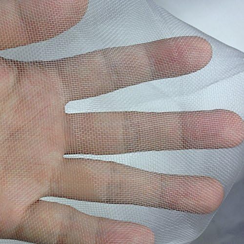 10Ft x 100Ft Mosquito Bug Insect Bird Fine Mesh Net Barrier Hunting Blind Garden Screen Netting for Protect Your Plant Fruits Flower