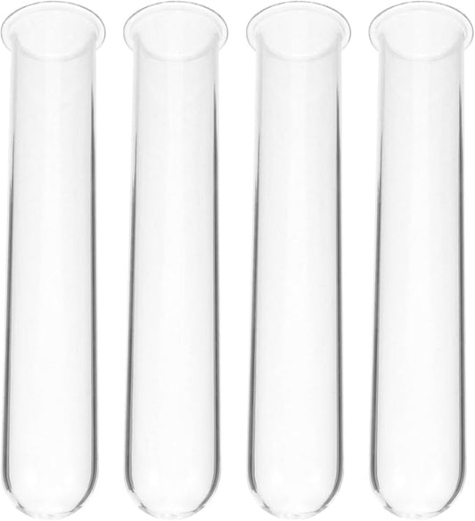 Alipis 4pcs Glass Propagation Stations Accessories Glass Test Tubes Tiered Planters Wall Terrarium for Home Office Plant Hanger Flower Vases Wall Decor Hydroponic Cuttings