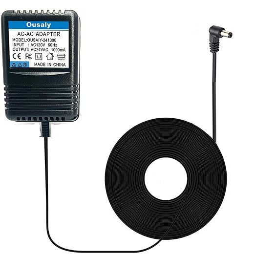 24VAC ac/ac Power Adapter Transformer for Sprinkler System Power Supply for Indoor Irrigation Timers Compatible with Rachio Smart Sprinkler Controller MKA-482401000 ILA48-241000 HL-EI480800 JT-917