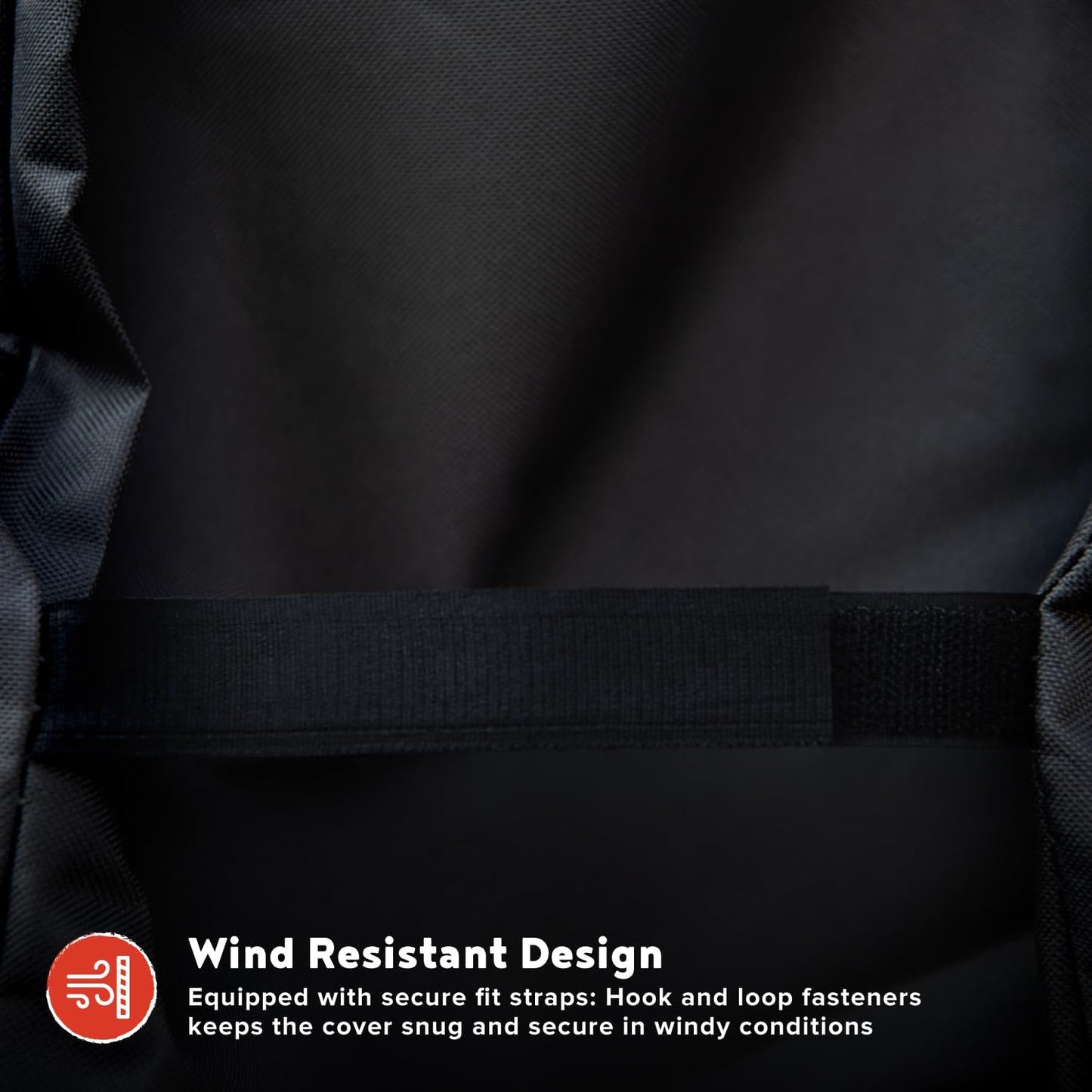 65" Gas Grill Cover, Water-Resistant Heavy Duty Cloth, Adjustable Straps, Vented Panels, Designed for 720-0982, 720-0983, and Standard 5 & 6-Burner Grill, 65" W x 23" D x 44" H - 700-0011P