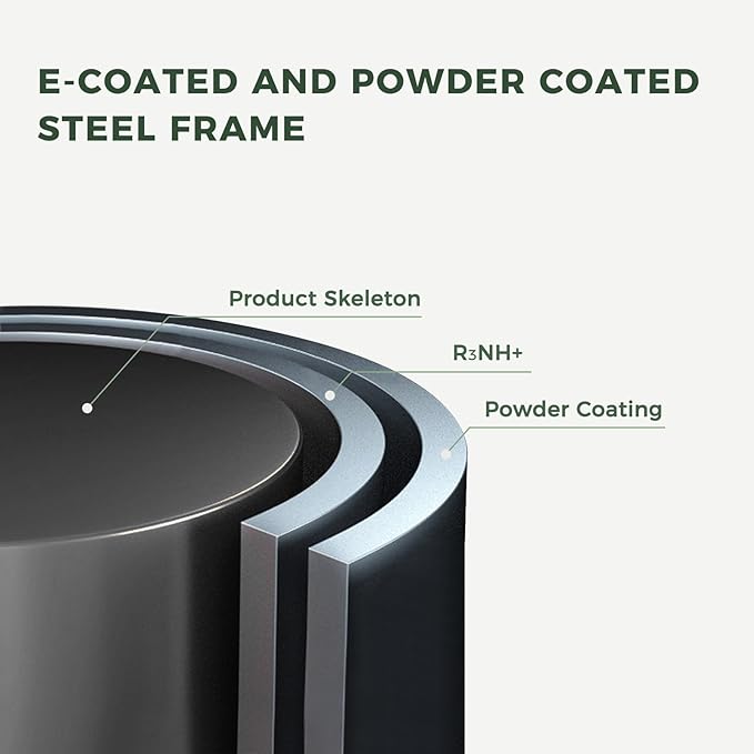 Grand patio Outdoor Bench Garden Bench with Metal Armrests and Seat, Bench with Aluminum Back for Outdoors Lawn Yard Porch, Savannah Gray