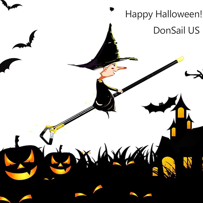 DonSail Hoe Garden Tool - Scuffle Garden Hula Hoes for Weeding Gardening Long Handle Heavy Duty - Adjustable Weeding Loop Stirrup Hoe 30-43 Inch Black