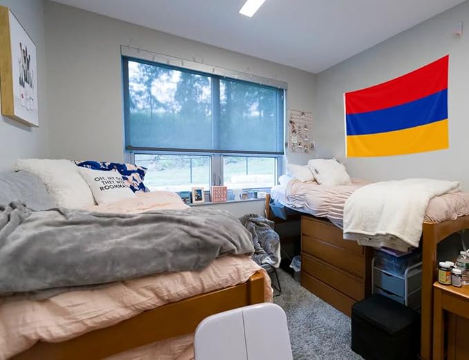 Armenia Flag 5x8FT Armenian National Polyester Flag With 2 Grommets For Patriotic Armenian Themed Festival Events Party Decoration(Armenia, 5x8FT)