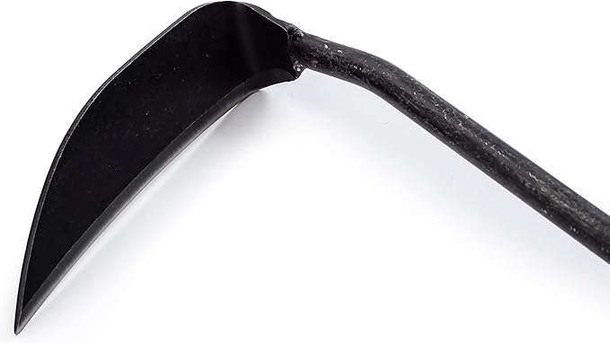 Barebones Japanese Weeding Hoe - Hoe Garden Tool - Durable Stainless Steel Hand Tool for Weeding and Digging (Walnut/Black)