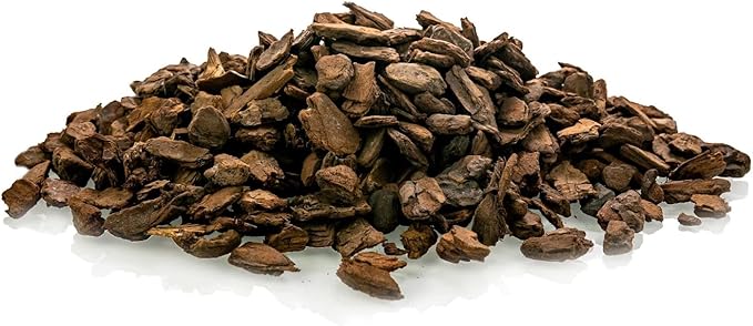 New Zealand Pinus Radiata Bark - 10 Quart - Organic Hand Mixed New Zealand Orchiata Pine Bark for Orchids - Medium Chips 9-12mm - (2 Bags of 5 Quart)