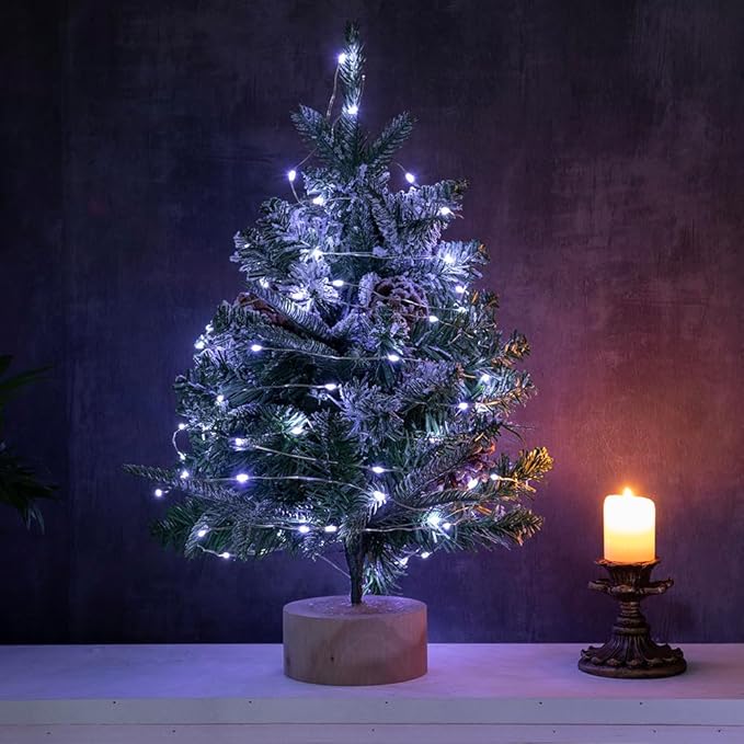 Fairy Lights Plug in,400FT 1200 LEDs Waterproof Led String Lights,Twinkle Light with 8 Modes Remote for Outdoor Indoor Christmas Wedding Birthday Garden Party Decorations,Cool White