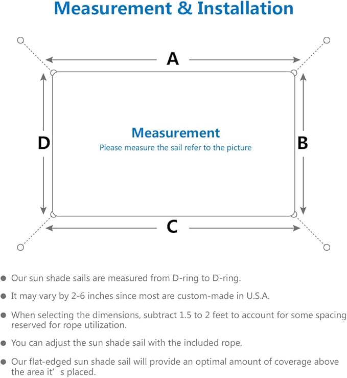 Eden's Decor Straight Flat-Edged Sun Shade Sail Rectangular 9' x 14' Brown UV-Blocking Outdoor Canopy Fabric Cloth Awning for Pergola Patio Garden Backyard Custom Size
