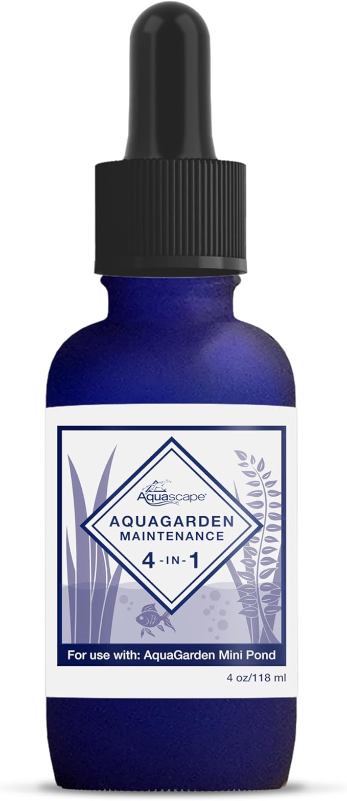 Aquascape AquaGarden Pond and Fountain Maintenance Water Treatment, 4-in-1, 4 oz, 96098