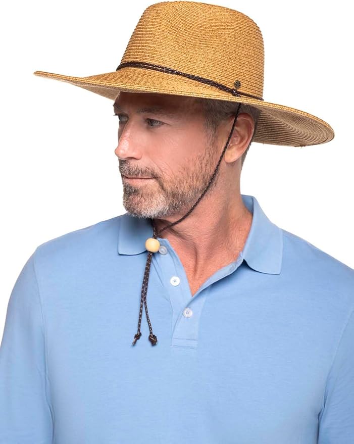 Coolibar UPF 50+ Men's Beach Comber Sun Hat - Sun Protective