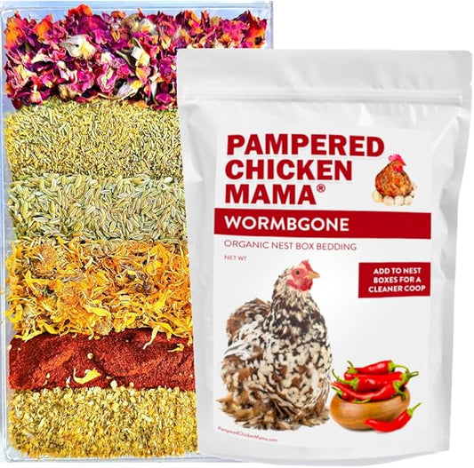 WormBGone Non-GMO Backyard Chicken Nesting Herbs (1 Pound)