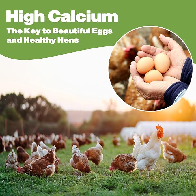 10LB Dried Black Soldier Fly Larvae, 86X Calcium Than Dried Mealworms, High Protein Non-GMO Organic Chicken Feed