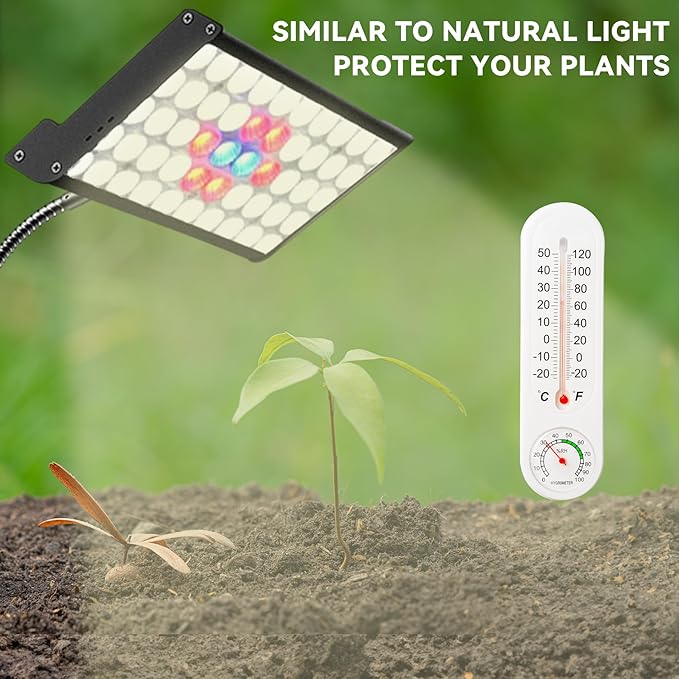 Grow Lights for Indoor Plants Full Spectrum Led Plant Grow Lights 3/9/12H Timer，10 Dimmable Levels， Adjustable Stand 23-67 inches， Flexible Gooseneck， Grow Lamp for Large and Small Plants with Stand