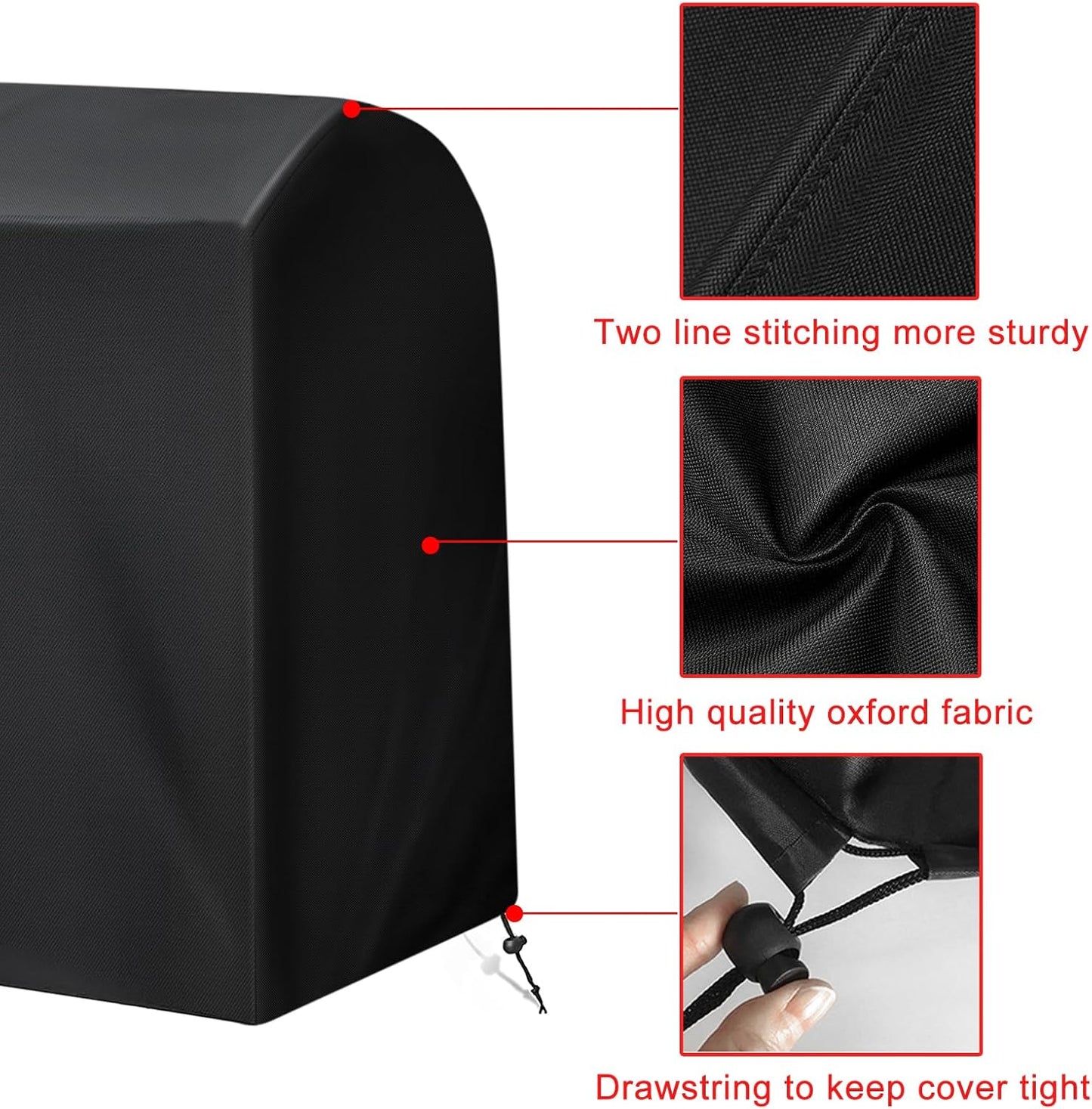 Grill Cover, 32-Inch Waterproof UV Resistant Heavy Duty Small BBQ Grill Cover for Outdoor Grill, Fit for Nexgrill Brinkmann Weber Char-Broil and More
