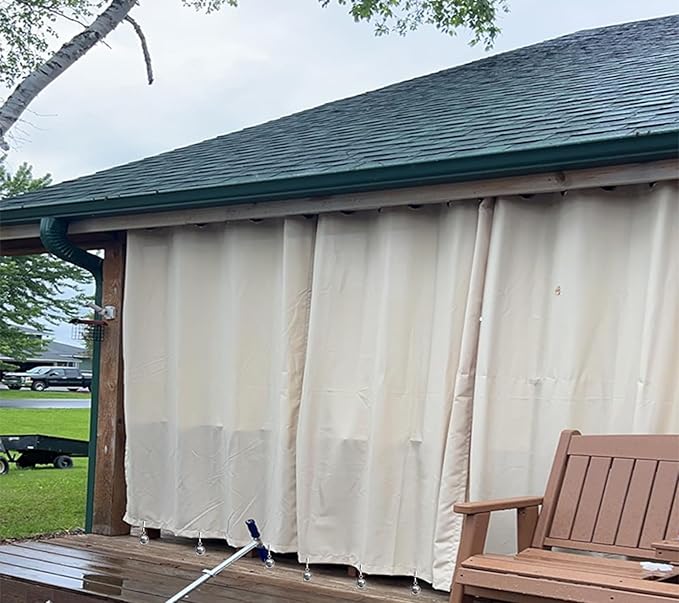 16 Pack Heavy Duty Curtain Weights, Heavy Weights for Outdoor Curtains of Pergola Patio Gazebo Cabana, Stainless Steel Weight Clip Down Curtain, Garden Flag, Shower Curtain, Tablecloth