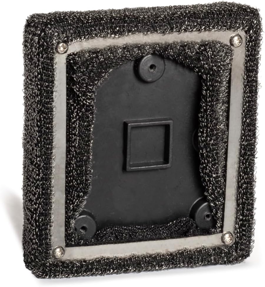 BBQ-AID 2-Pack Bristle Free Grill Brush Replacement Heads, Grill Cleaning Bristle Free Brush - for 2025 Model Brush and Scraper. Stainless Steel Poly Mesh Blend - No Scratch Cleaning for Any Grill