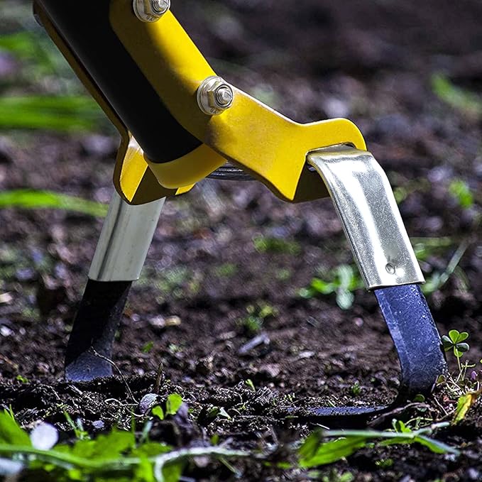 Garden Hoe，7.5FT Weeding Tools for Garden,Handheld Weeding Rake Planting Vegetables Farm,Sharp Durable Gardening Gifts for Hoe Garden Tool Traditional Steel Quenching Forging Process