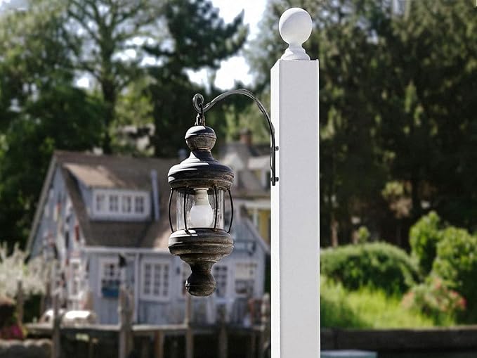 4 Pack Heavy Duty Plant Hanger Bracket, 16Inch Hanging Brackets for Plants Outdoor and Indoor, 80lbs Holding Capacity Metal Plant Wall Hooks, Black Hanging Plant Brackets for Flower Wind Bird Feeder