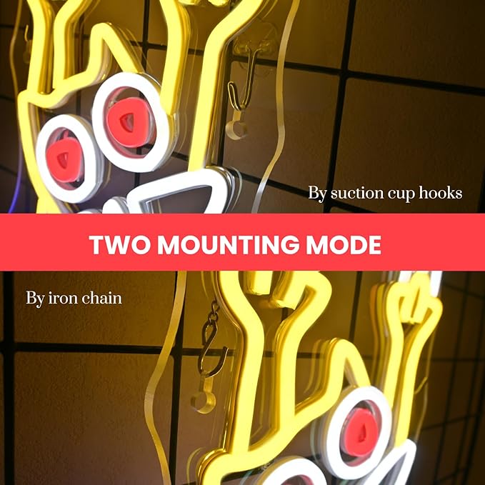 Cat Kinfe Neon Sign Dimmable Cute Cat Led Signs for Wall Decor LED USB Powered Animal Neon Light Sign for Bedroom Coffee Restaurant Kitchen Decoration Birthday Gifts