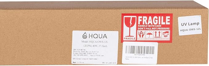 HQUA-OWS-12L 40W Germicidal UV Tube, 2 Pack