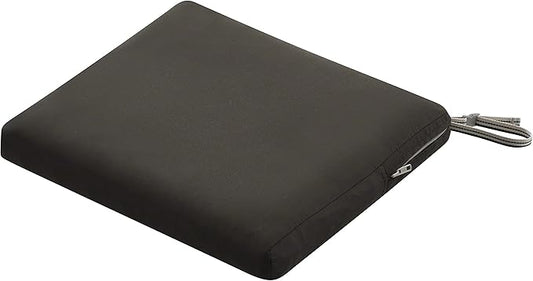 Classic Accessories Ravenna Water-Resistant Patio Chair Seat Cushion, 18 x 18 x 2 Inch, Espresso, Patio Furniture Cushions