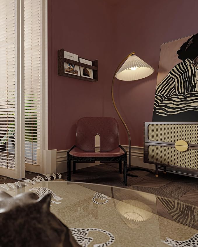 Dimoon 78.7''x17.7'' Red Peel and Stick Wallpaper Contact Paper Modern Self Adhesive Wall Paper Removable Renter Friendly Textured Solid Color Shelf Cabinet Vinyl Roll (78.7''x17.7'',Bordeaux Red)