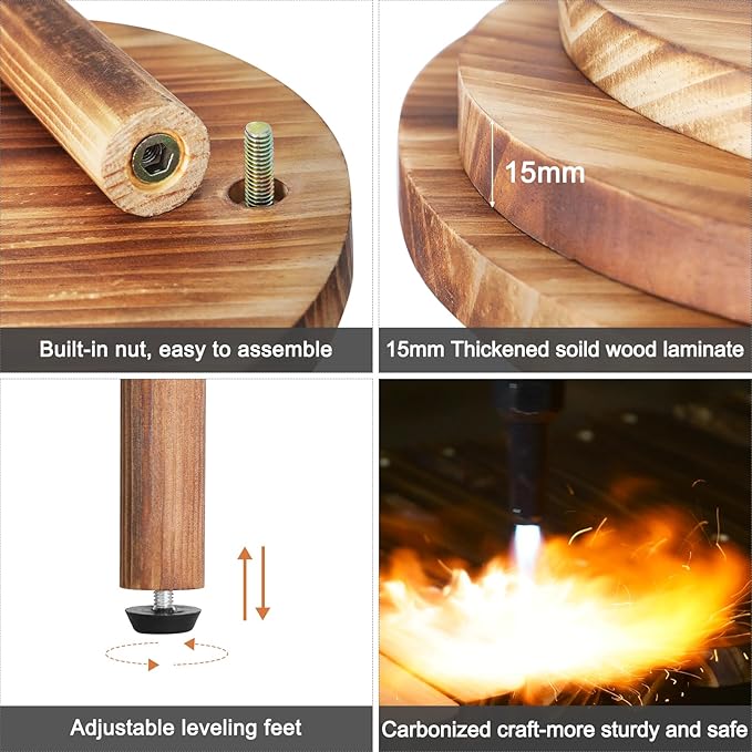 3 Tiers Plant Stand Indoor,Wood Plant Stands for Indoor Plants Multiple,Corner 3 Steps Ladder Plant Shelf High Low Flower Stand Planter Display Rack for Patio Balcony Living Room