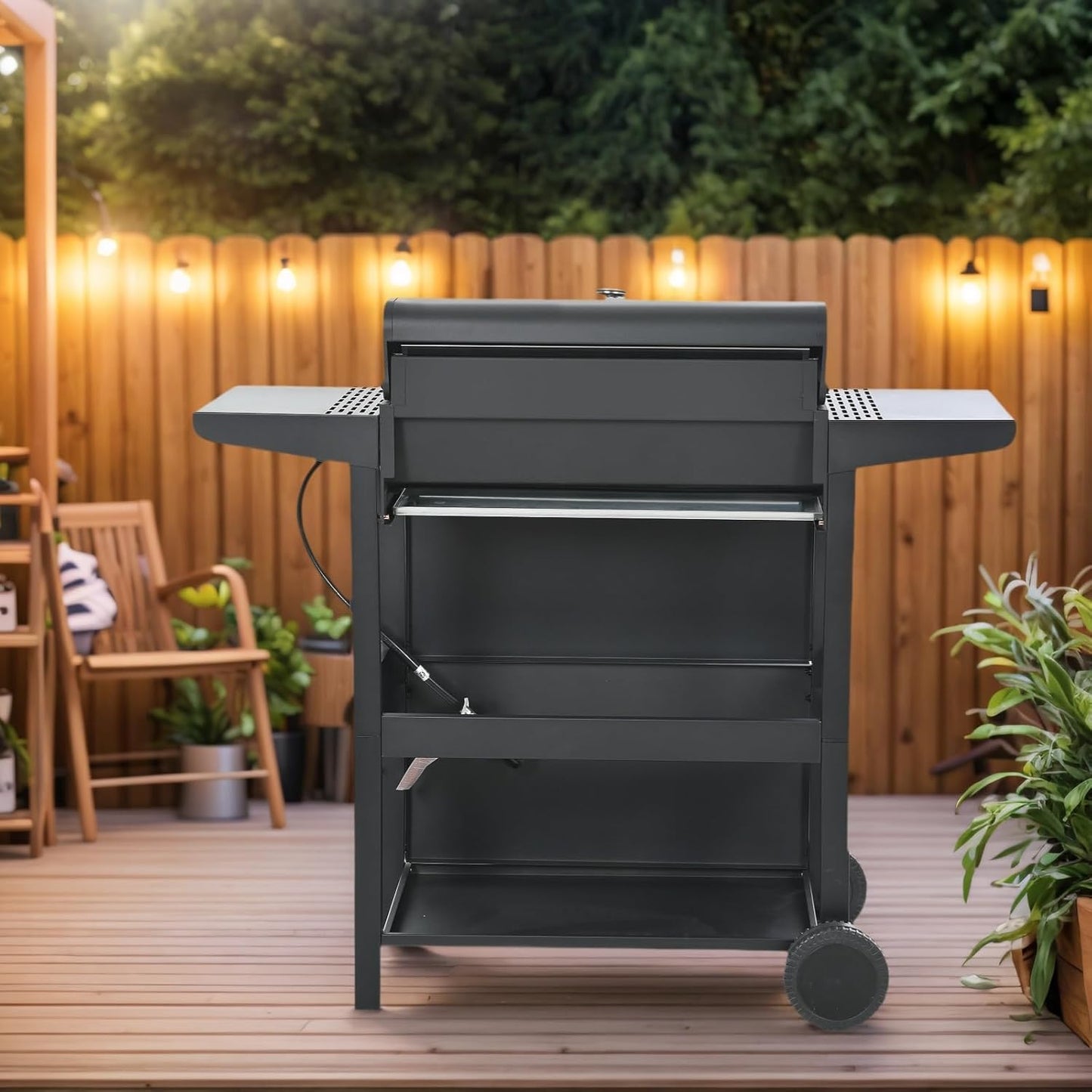 Endark4-burner| 34,000 BTU multi-purpose stainless steel grill | Suitable for outdoor cooking, patio, backyard, barbecue and camping | suitable for grilling, frying, pizza