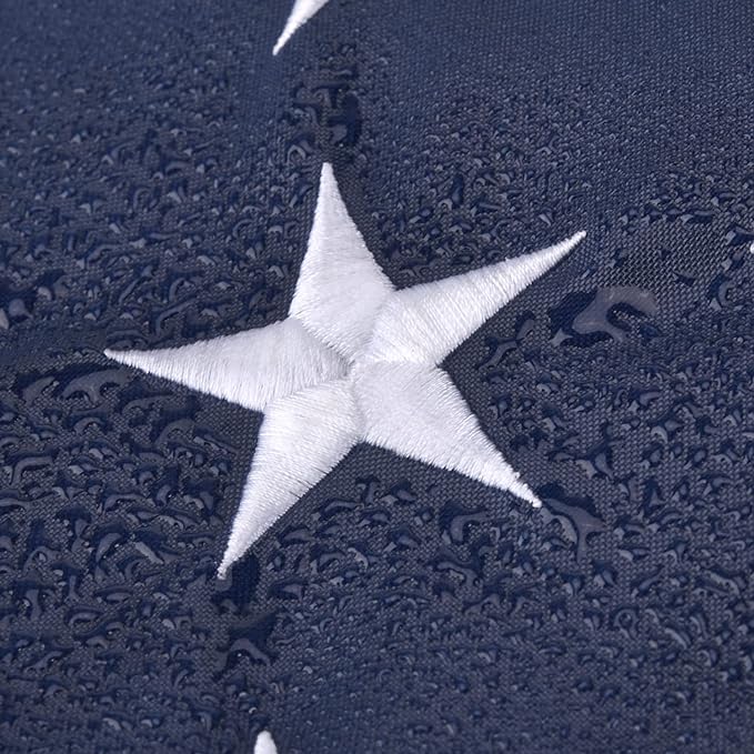 American Flag 4x6 FT, US Flags USA High Wind with Embroidered Stars, Sewn Stripes, Brass Grommets, Durable USA Flag Outdoor Outside