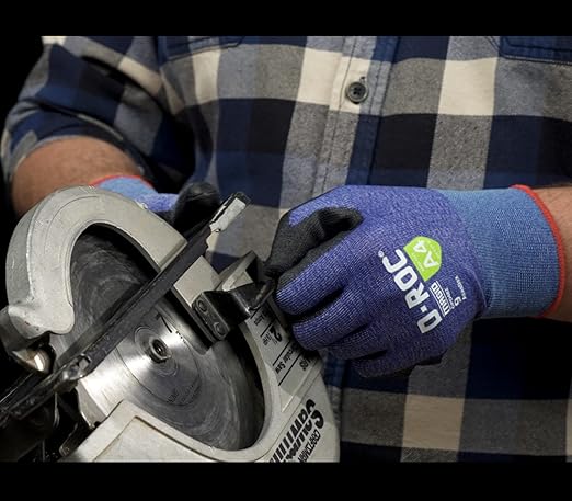MAGID D-ROC ANSI A4 AeroDex Polyurethane Palm Coated Work Gloves, 1 Pair, Size 11/2XL, GPD482