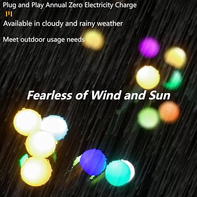 COVS Solar Garden Lights 8 LED Vibrant Firefly Starburst Swaying Lights by Wind Solar Lights for Outside Garden Decoration Firefly Lamp Outdoor Waterproof Multi Color (4 Pack, Multi-Colored)