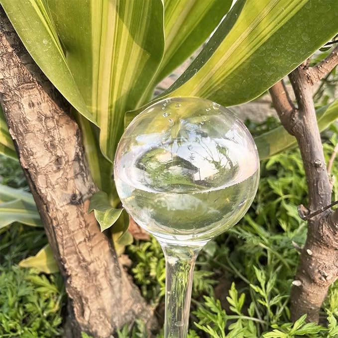 10pcs Plant Watering Devices, Planter Self Watering Globes for Home Potting, Plastic Garden Flower Plant Watering Spikes Automatic Plant Waterer System Set Suit for All Indoor Outdoor Plant