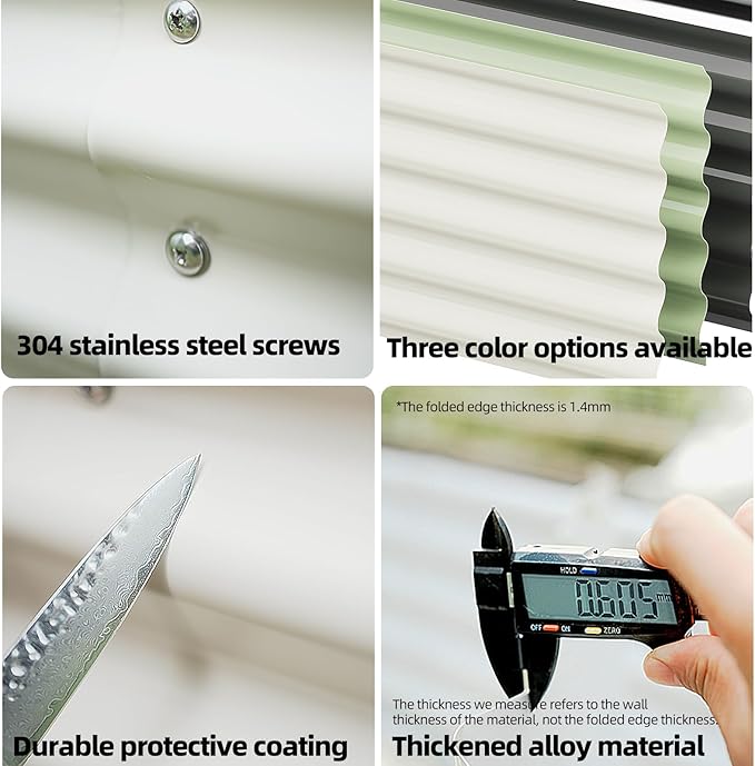 DaisyVibe Raised Garden Bed Kit, Planter Raised Garden Boxes Outdoor, Oval Large Metal Raised Garden Beds for Vegetables Flowers (Green, 6.5ftx2ftx1ft)