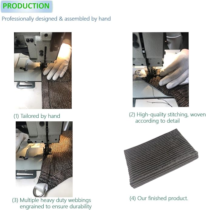 Eden's Decor Straight Flat-Edged Sun Shade Sail Rectangular 11' x 15' Wheat UV-Blocking Outdoor Canopy Fabric Cloth Awning for Pergola Patio Garden Backyard Custom Size