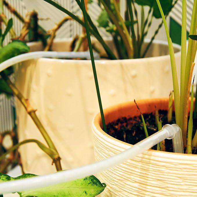 1 1/4" x 1 5/8" Braided Clear Plastic PVC Tubing 10ft High Pressure Flexible Reinforced Vinyl Tube, [for Garden Irrigation, Water Hose, Fish Tank, Water Transfer] - 31.8x41.3mm