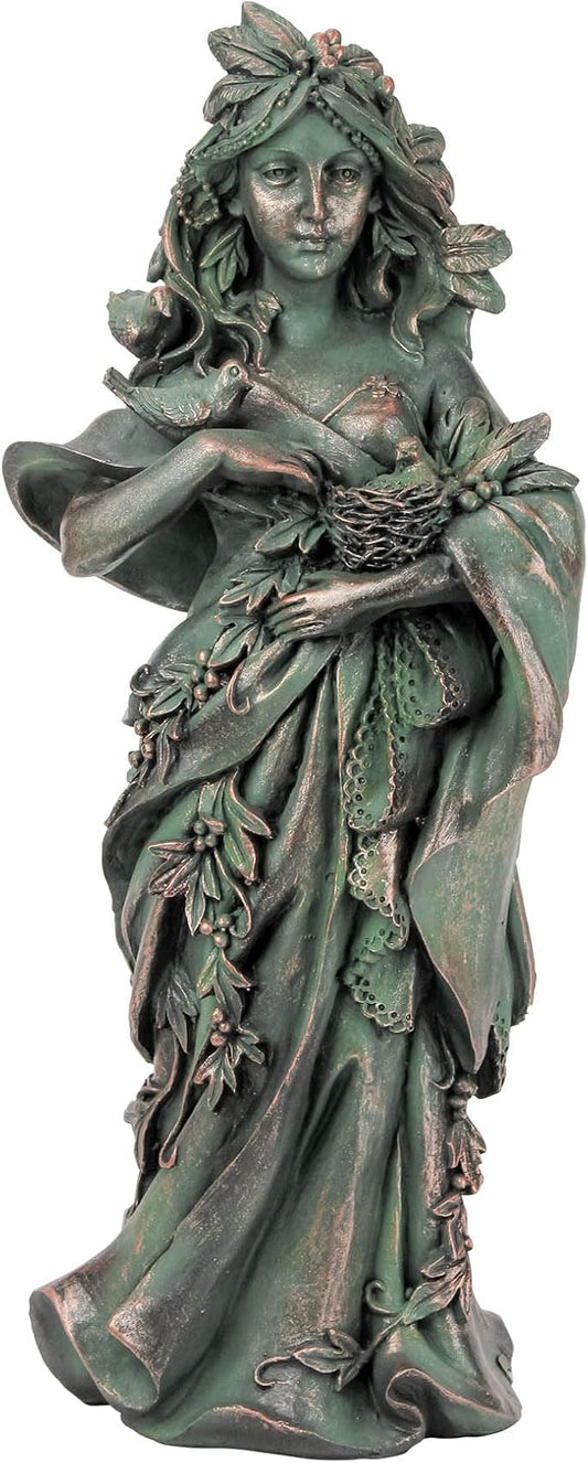 Design Toscano NG31497 Mother Nature Maiden of the Forest Statue,Full Color