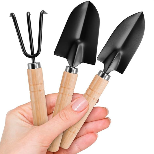 Hand Shovel for Gardening Trowel Garden Tool - 3Pcs Planting Tools Small Garden Rake Ergonomic Hand Tools Set Edging Shovel Indoor Plants Tools - Gardening Tools Heavy Duty Shovel Garden Tool Set