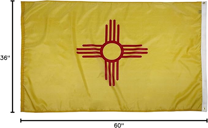 FlagSource New Mexico Nylon State Flag, Made in the USA, 3x5'