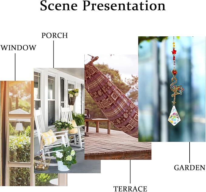 Flamingo Colorful Crystal Rhinestones Suncatcher Window Hang Pendant, Hanging Crystals for Windows,Christmas Tree,Wedding Decor