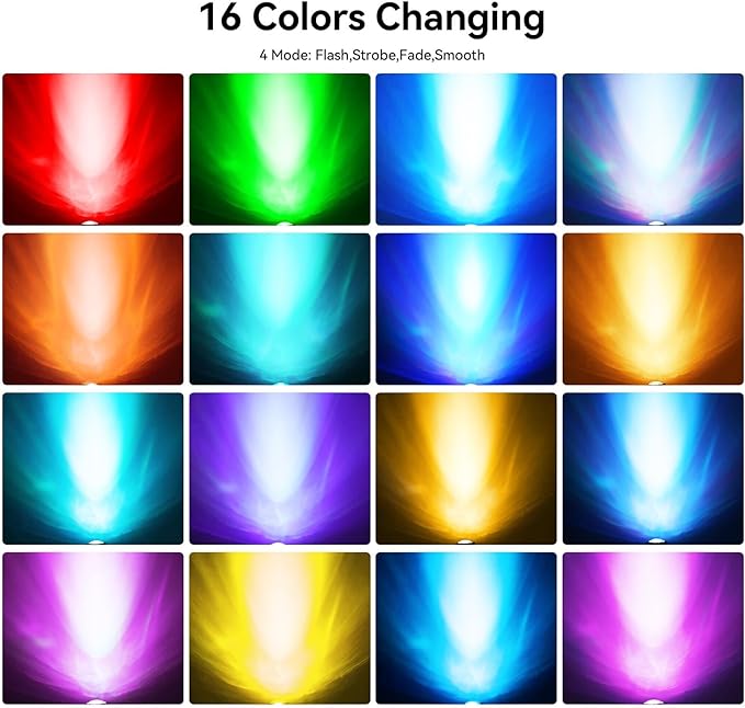 Colored Pond Lights with Timer, RGB Fountain Lights IP68 Waterproof Submersible Dimmable Outdoor Landscape Lights for Fish Tank Pond Fountain Garden, 1-Light