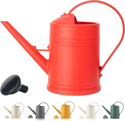 Plastic Indoor Watering Can with Sprinkler Head - 68 oz, 1/2 Gallon