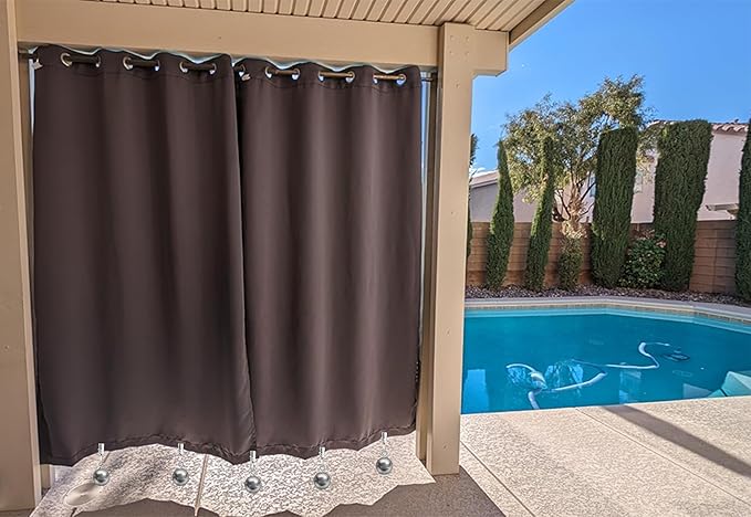 16 Pack Heavy Duty Curtain Weights, Heavy Weights for Outdoor Curtains of Pergola Patio Gazebo Cabana, Stainless Steel Weight Clip Down Curtain, Garden Flag, Shower Curtain, Tablecloth