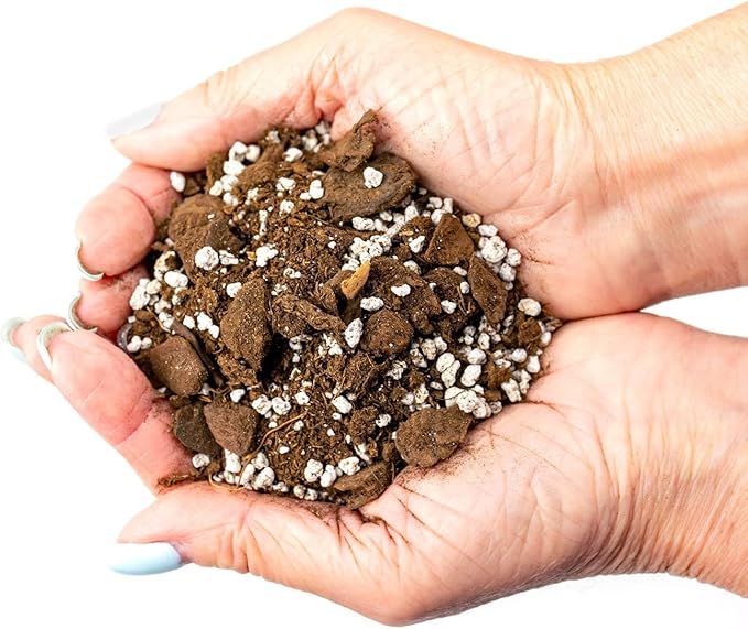 Soil Mixture for Indoor Herb Planters - Specially Blended Soil Mixture for Planting and Growing Indoor Kitchen Herbs Indoors, Indoor Herb Garden, Herb Growing Soil Mixture - 3 Quart Bag