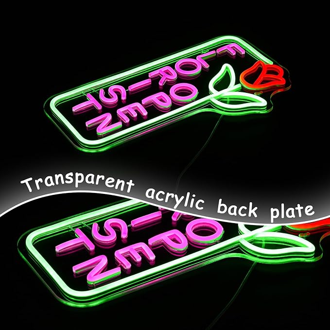 Florist Neon Sign for Business Open Neon Light Flower LED Neon Signs Colorful LED Neon Light for Flower Shop Supermarket Store Decoration