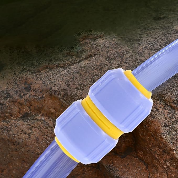 8 pcs Barb Hose Fittings system fittings zero-g hose repair kit 1/2 inch water hose adapter hose repair connector irrigations thread fittings extension pipeline abs Patcher