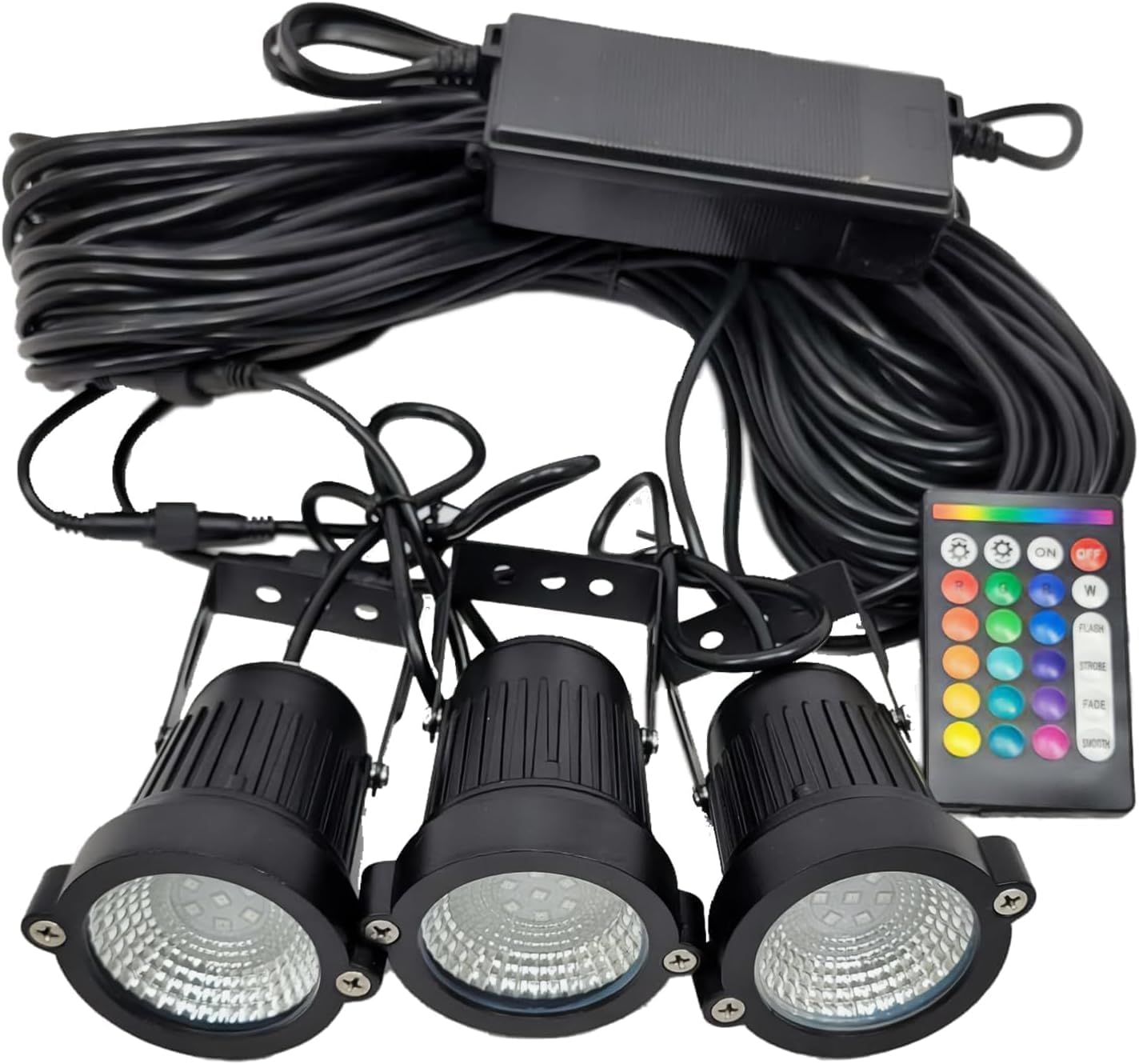 Custom Pro Color Changing Universal Upgraded Premium Light Kit for Oase & Pond Boss 1/4 HP Floating Fountain w/Remote