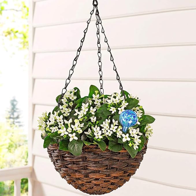 Plant Watering Globes Set of 6 - Small Self Watering Globes for Indoor & Outdoor Plants - Multicolored, Automatic, Glass Watering Bulbs for Daily Use, Plant Watering Devices
