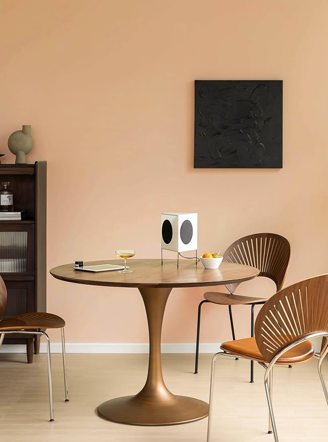 Dimoon 393''x17.7'' Orange Peel and Stick Wallpaper Contact Paper Modern Self Adhesive Wall Paper Removable Renter Friendly Textured Solid Color Shelf Cabinet Vinyl Roll (393''x17.7'',Coral Orange)