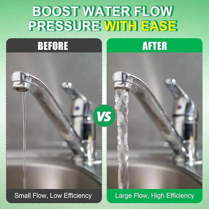 Dreyoo Water Diaphragm Pump, 115V AC, 5.5 GPM, 60 PSI Rated Pressure, 1/2" Threaded MNPT Self Priming Diaphragm Pressure Pump with Pressure Switch for Home, RV, Garden Agricultural Irrigation (Green)