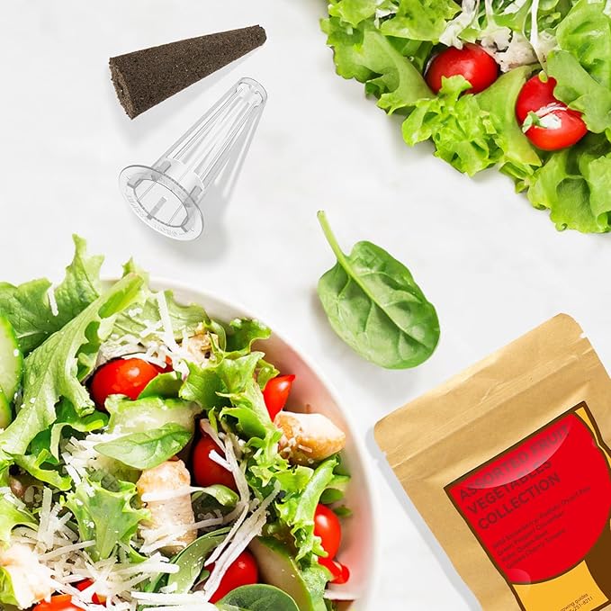 inbloom Fruit Seed Pod Kit for AeroGarden, MUFGA, Ahopegarden, iDOO Hydroponic Growing System, 18-Pod, 350+ Seeds Included Strawberry, Cucumber, Green Pepper, Golden Tomato, Radish, Dwarf Pea, Beet