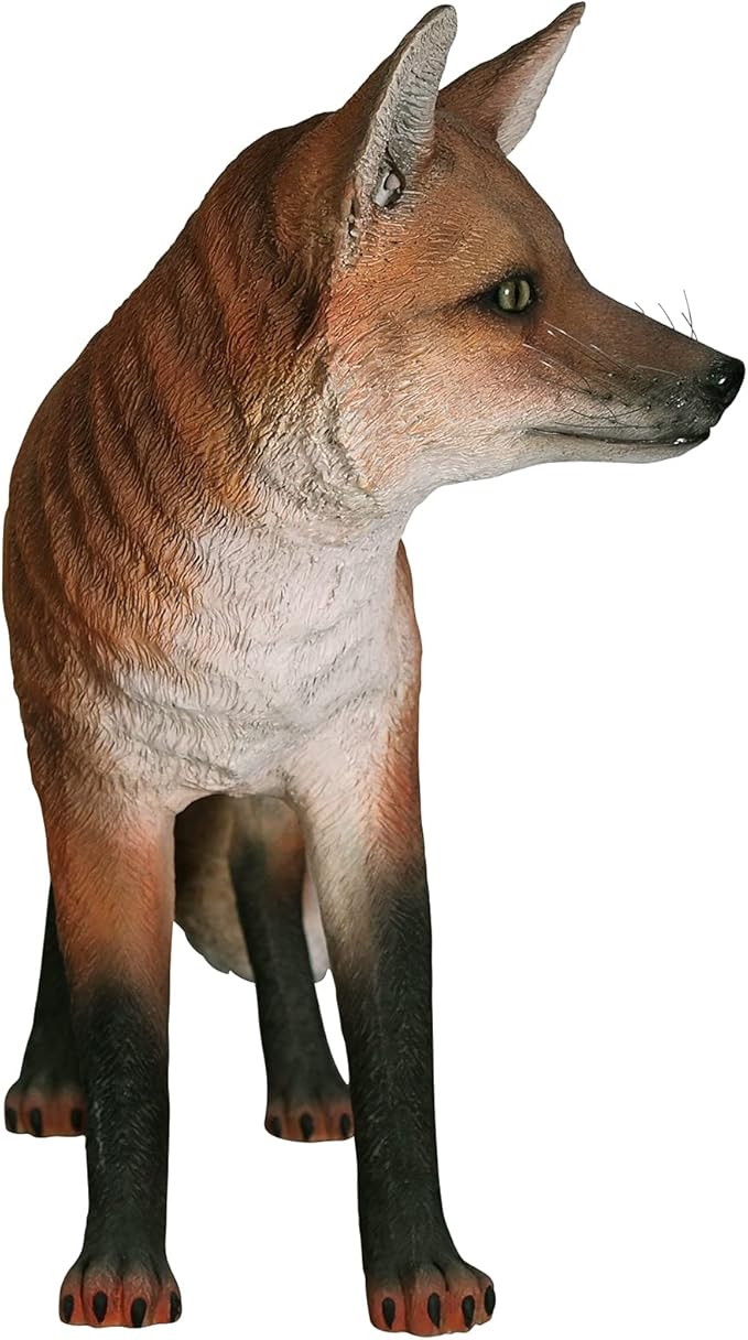 Design Toscano NE100103 European Red Fox Statue, full color
